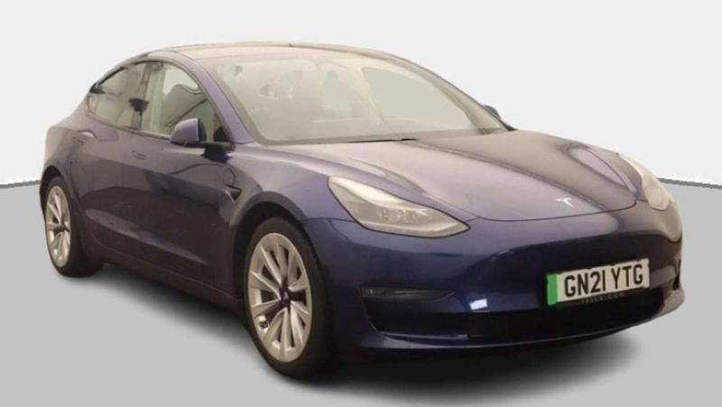Blue Used 2021 Tesla Model 3 Long Range AWD Sedan | £14,083 (Super price) - Image 1/1
