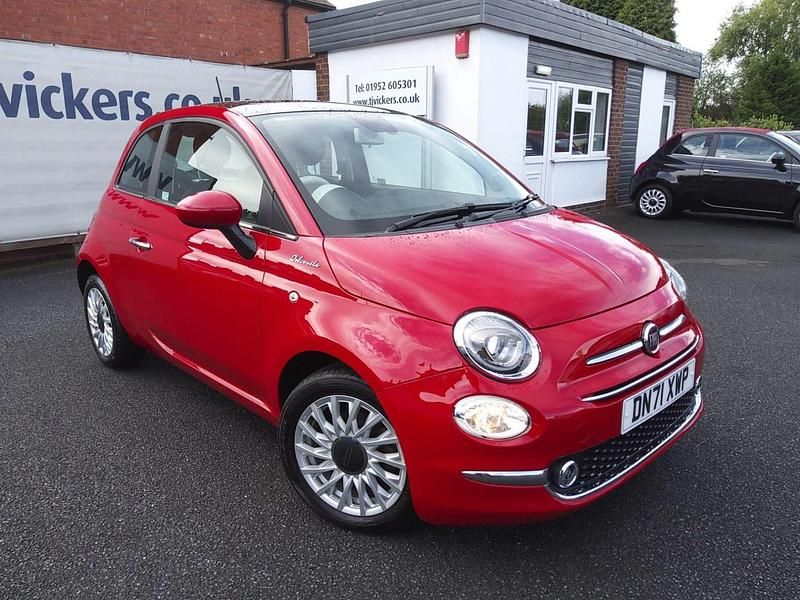 Red Used 2021 Fiat 500 Dolcevita Hatchback | £8,990 (Fair price) - Image 1/2