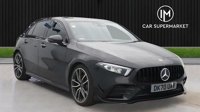 Black Used 2020 Mercedes A35 AMG Premium Hatchback | £20,885 (Fair price) - Image 1/4