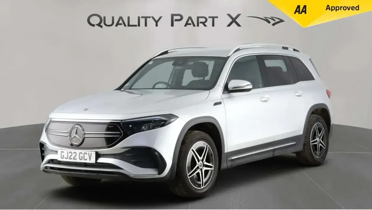 Used Mercedes EQB350 AMG line 214 kW (292 HP) 2022 Silver SUV