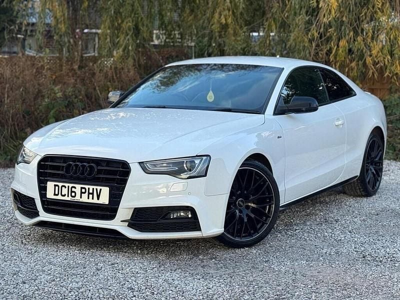 Used Audi A5 Black Edition 190 HP (139 kW) 2016 White Coupe