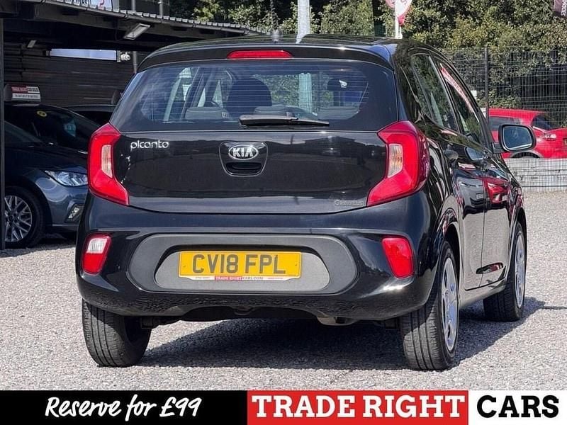 Used Kia Picanto 66 HP (48 kW) 2018 Black Hatchback