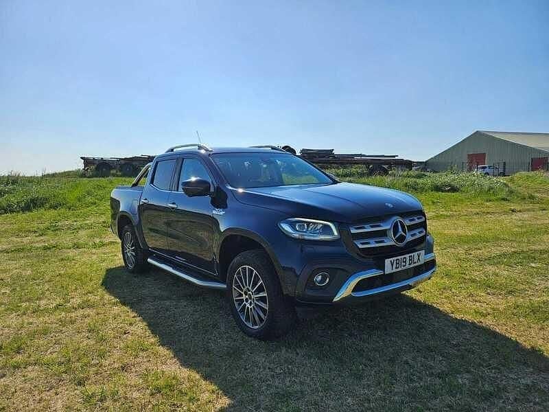 Used Mercedes X350 2019 Blue Pickup