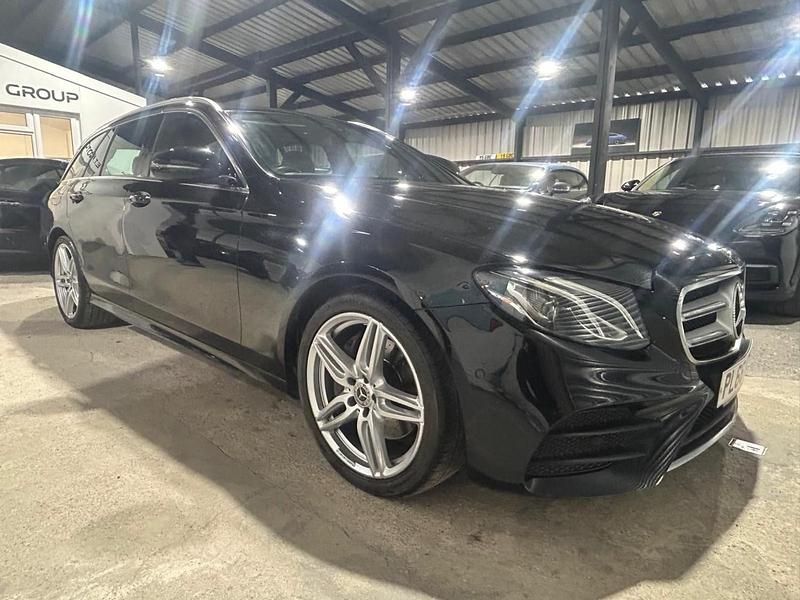 Used Mercedes E220 AMG line 2017 Black Estate