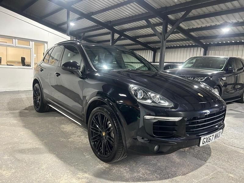 Black Used 2017 Porsche Cayenne S Platinum Edition SUV | £24,000 - Image 1/4