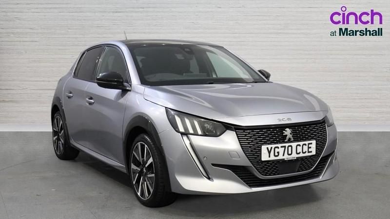 Used Peugeot 208 GT-line 129 HP (94 kW) 2020 Grey Hatchback