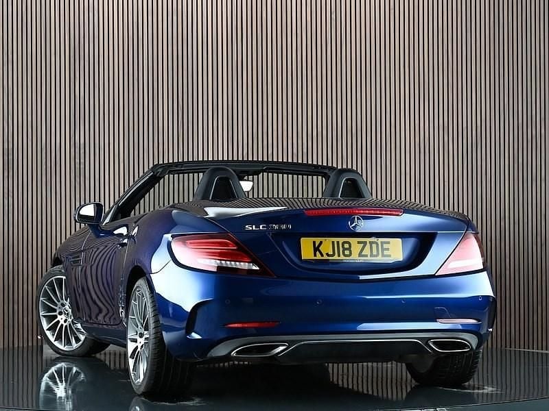Used Mercedes SLC300 AMG line 2018 Blue Cabriolet