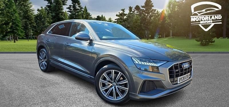 Grey Used 2020 Audi Q8 S-Line SUV | £35,750 (Super price) - Image 1/4