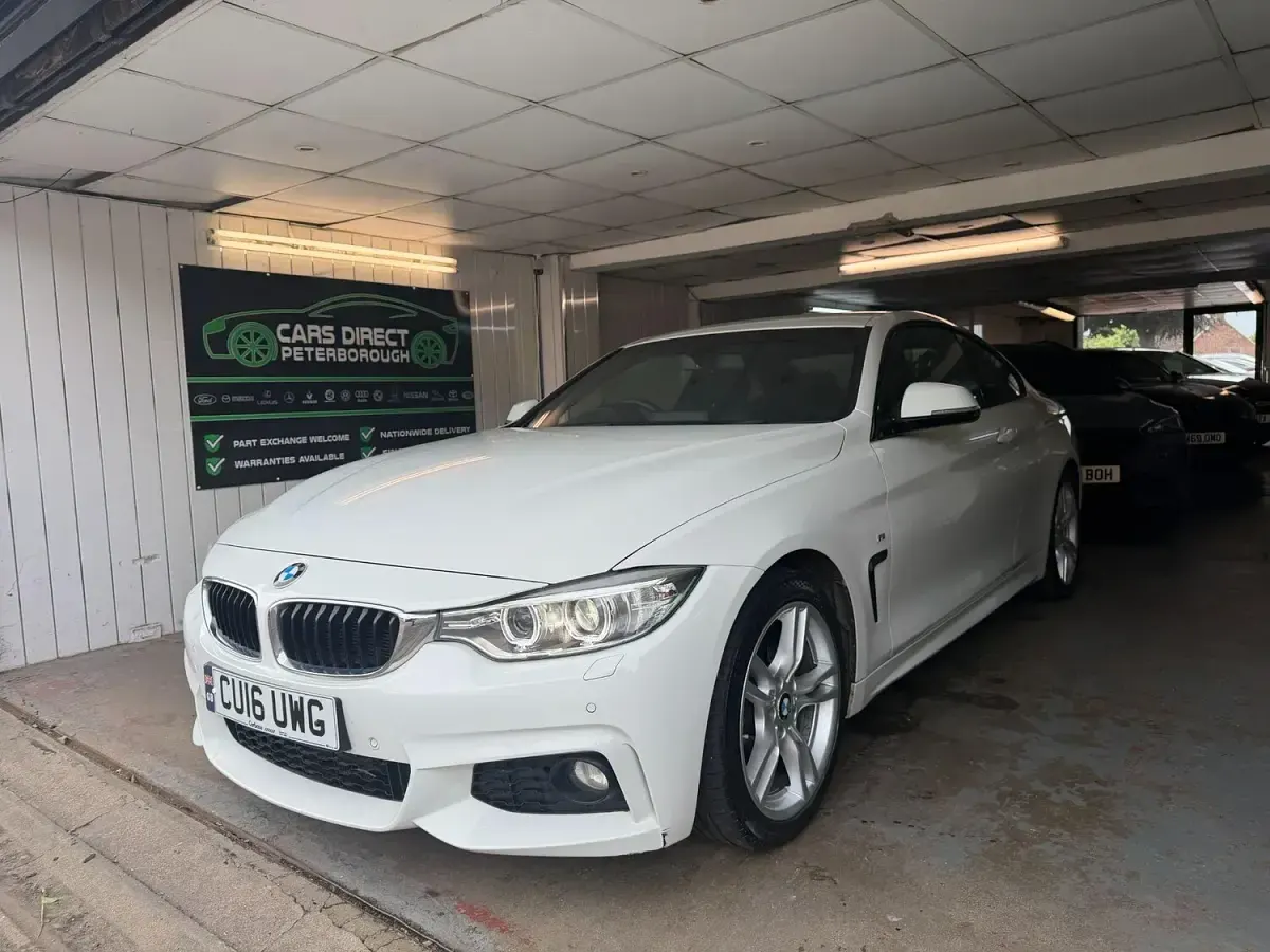 Used BMW 420 M Sport 190 HP (139 kW) 2016 White Coupe