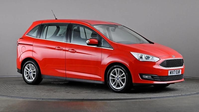 Red Used 2017 Ford Grand C-Max Zetec MPV | £7,798 (Fair price) - Image 1/4