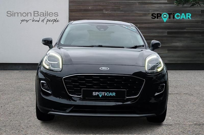 Black Used 2022 Ford Puma Gen-E Titanium SUV | £13,495 (Good price) - Image 1/3