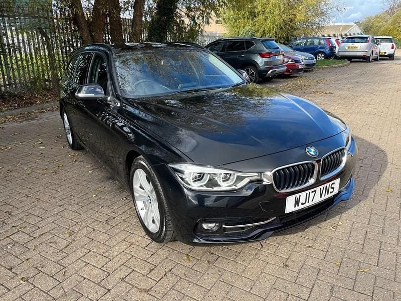 Black Used 2017 BMW 320 Sport Line Estate | £13,000 (Good price) - Image 1/2