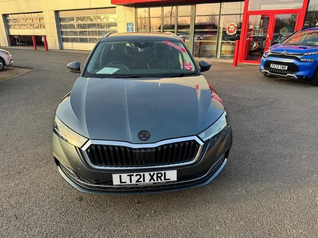 Used Skoda Octavia SE L First Edition 116 HP (85 kW) 2021 Grey Estate