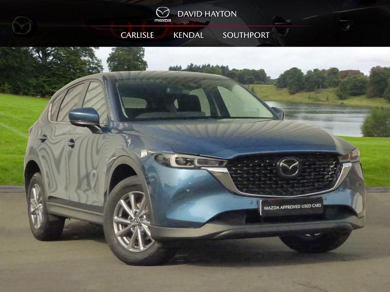 Blue Used 2022 Mazda CX-5 SUV | £21,490 (Fair price) - Image 1/3