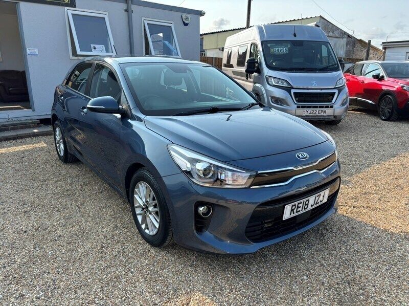 Blue Used 2018 Kia Rio Hatchback | £8,995 (Expensive) - Image 1/4