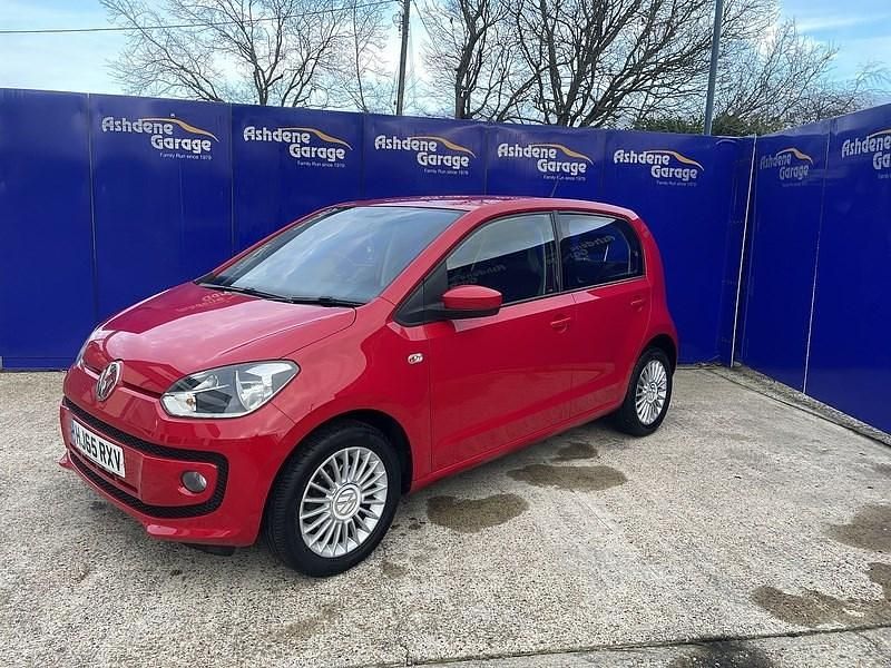 Used VW up! high up! 74 HP (54 kW) 2015 Red Hatchback