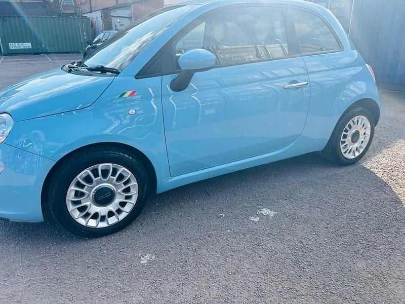 Used Fiat 500 Lounge 2015 Blue Hatchback