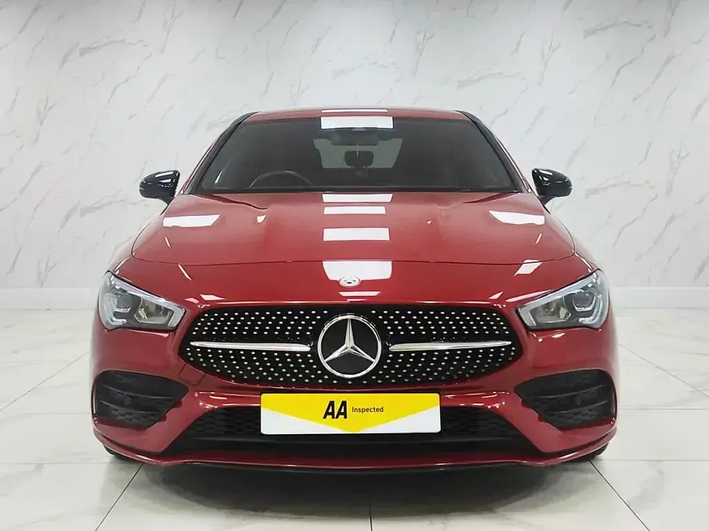 Used Mercedes CLA180 AMG line 136 HP (100 kW) 2022 Red Sedan