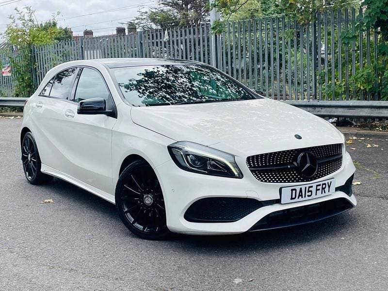 White Used 2015 Mercedes A180 AMG Line Premium Plus Hatchback | £10,775 (Expensive) - Image 1/4