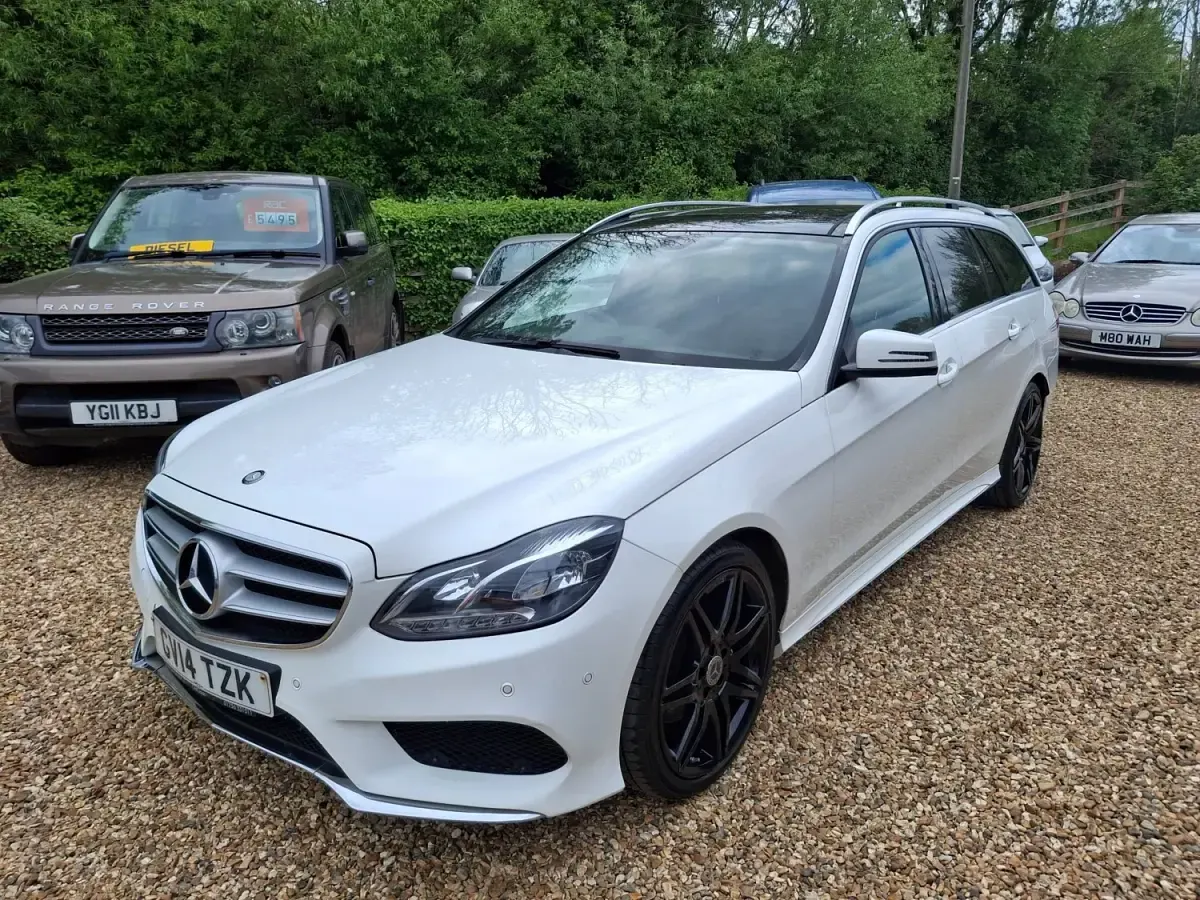 Begagnad Mercedes E250 AMG 204 HK (150 kW) 2014 Vit Kombi