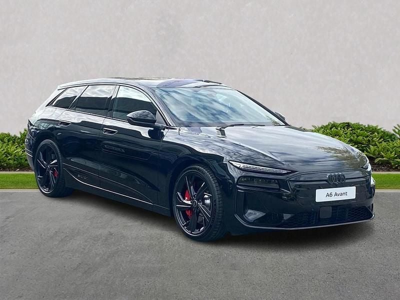 Black Used 2025 Audi A6 e-tron Business Estate | £73,116 (A bit pricey) - Image 1/4
