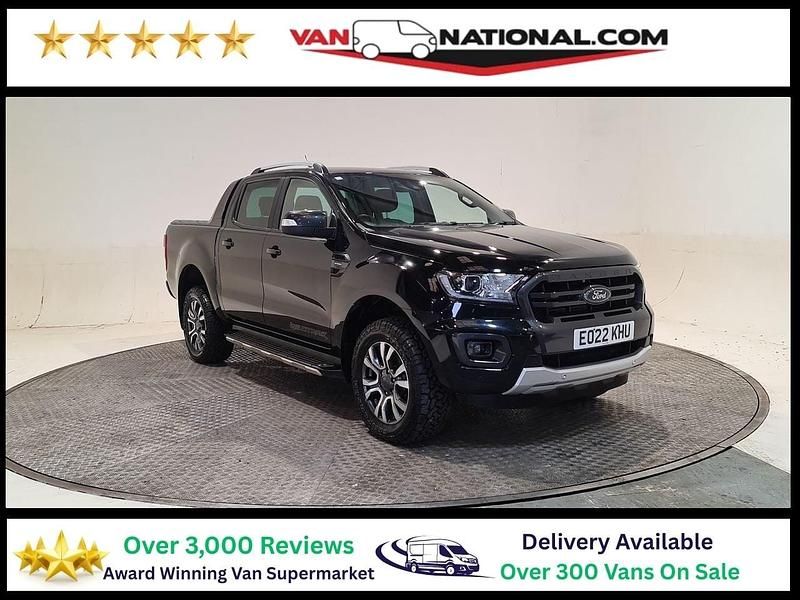 Black Used 2022 Ford Ranger Wildtrack Pickup | £16,790 (Good price) - Image 1/3