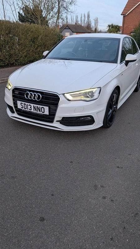 Used Audi A3 S-Line 2013 White Hatchback