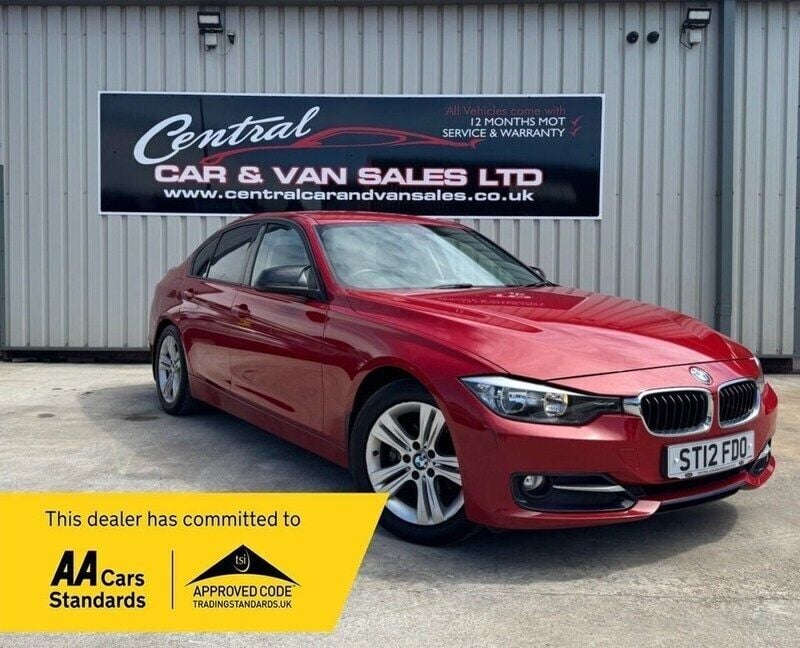 Red Used 2012 BMW 320 Sport Line Sedan | £6,495 (A bit pricey) - Image 1/4