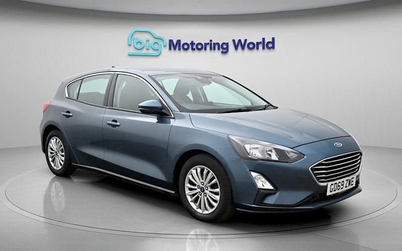 Used Ford Focus Titanium 125 HP (91 kW) 2020 Blue Hatchback