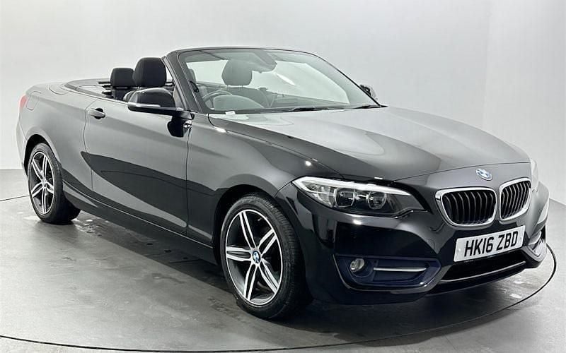 Used 2017 BMW 218 Sport Line Cabriolet | £10,950 (Good price) - Image 1/3