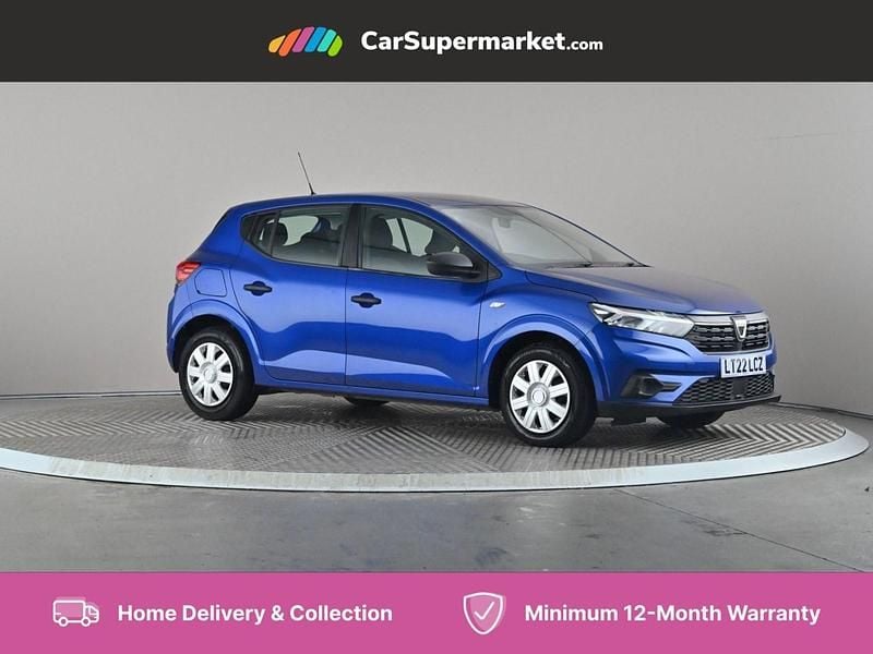 Blue Used 2022 Dacia Sandero Essentiel Hatchback | £8,397 (Good price) - Image 1/4