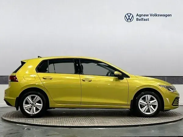 Used VW Golf VII Life 2021 Yellow Hatchback