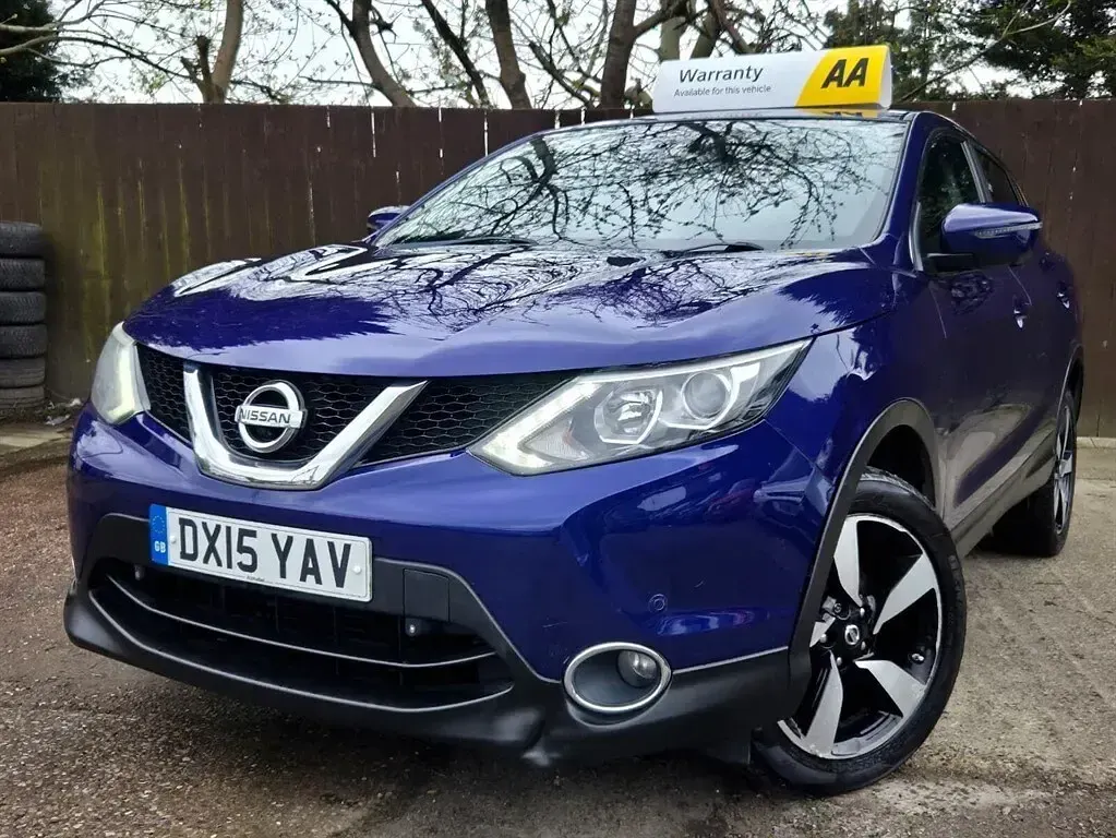 Used Nissan Qashqai N-TEC 110 HP (80 kW) 2015 Blue SUV