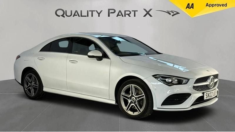 White Used 2022 Mercedes CLA250e AMG Line Premium Sedan | £21,200 (Fair price) - Image 1/4