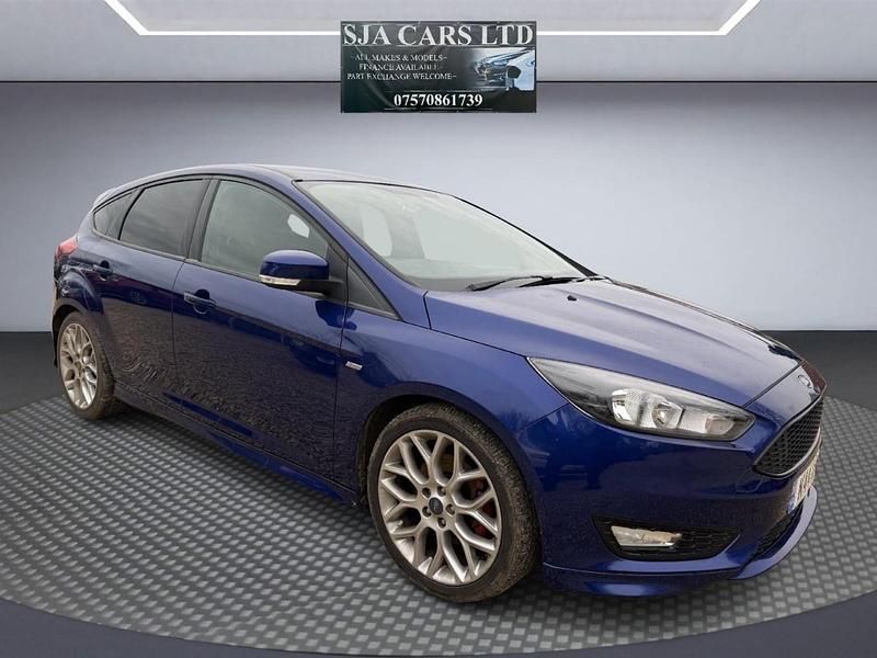 Used Ford Focus ST-Line 2017 Blue Hatchback