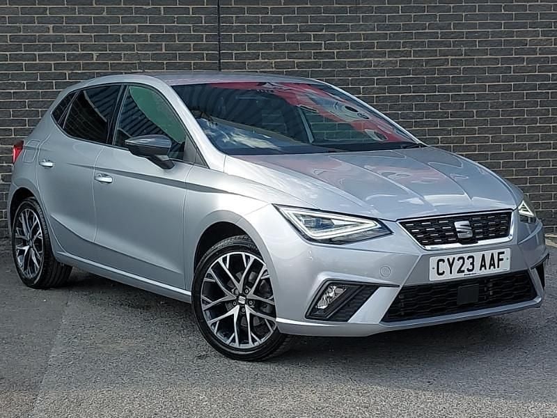 Silver Used 2023 Seat Ibiza XCELLENCE Hatchback | £16,498 (A bit pricey) - Image 1/4