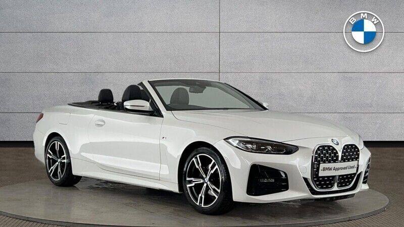 White Used 2021 BMW 420 M Sport Cabriolet | £28,249 (A bit pricey) - Image 1/4