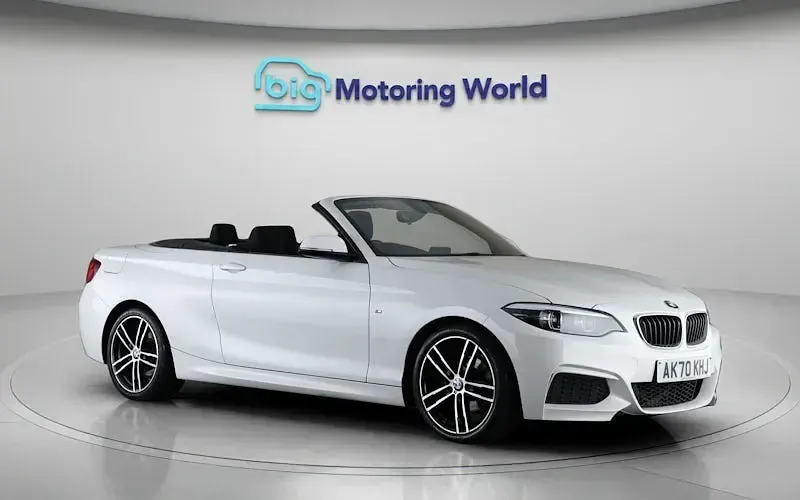 Used BMW 218 M Sport 136 HP (100 kW) 2021 White Cabriolet