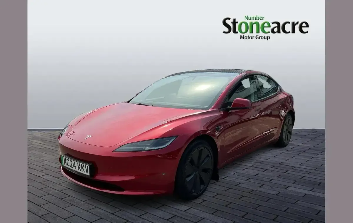 Used Tesla Model 3 Long Range AWD 366 kW (498 HP) 2024 Red Sedan