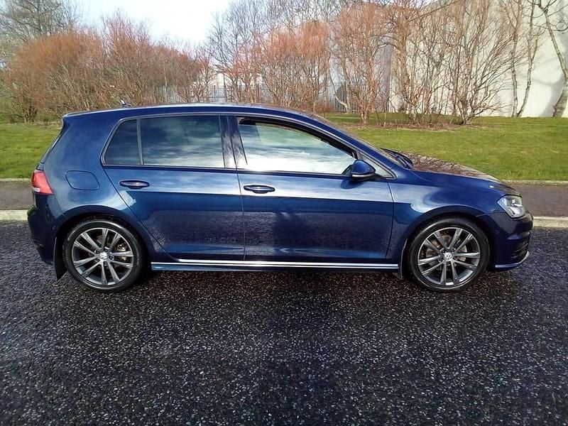 Used VW Golf VII R-line 2016 Blue Hatchback