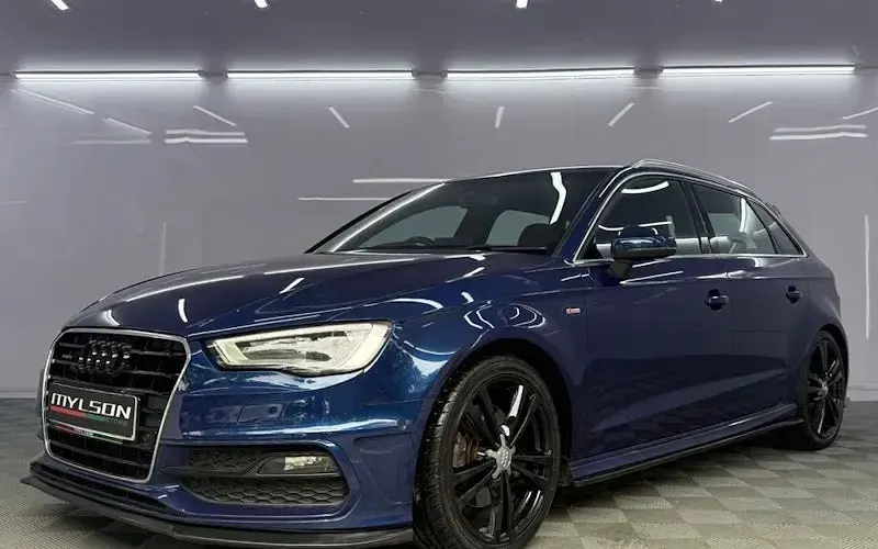 Used Audi A3 Sportback S-Line 184 HP (135 kW) 2016 Blue Hatchback
