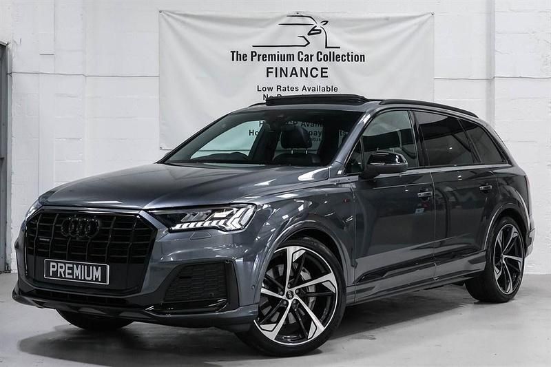 Grey Used 2022 Audi Q7 Black Edition SUV | £44,980 (Fair price) - Image 1/4