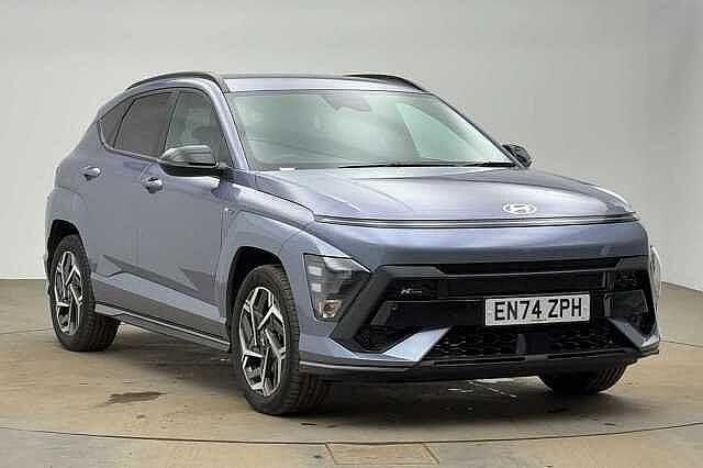 Blue Used 2025 Hyundai Kona N Line SUV | £26,295 (Expensive) - Image 1/4