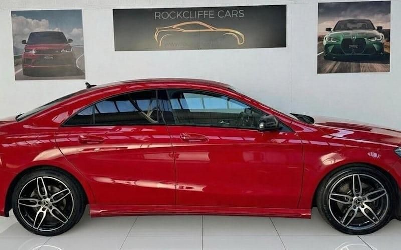 Used Mercedes CLA220 AMG line 177 HP (130 kW) 2017 Red Sedan