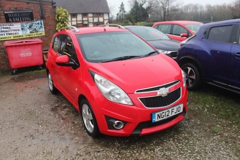 Red Used 2012 Chevrolet Spark LT Hatchback | £2,150 (Fair price) - Image 1/1