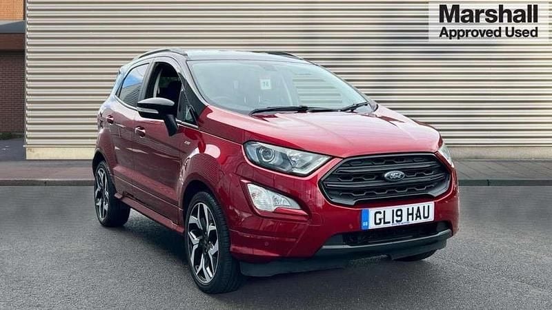 Red Used 2019 Ford Ecosport ST-Line SUV | £9,290 (Fair price) - Image 1/4