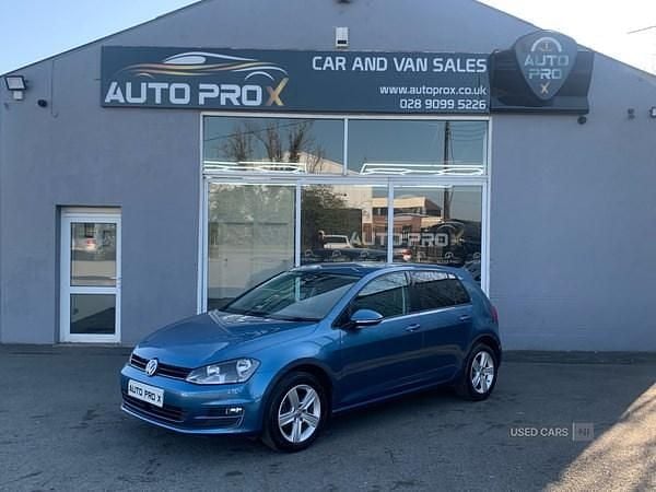 Blue Used 2015 VW Golf VII Match Hatchback | £7,450 (Fair price) - Image 1/4