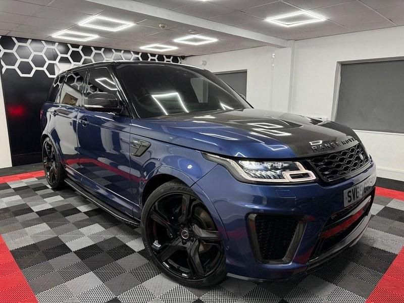 Blue Used 2019 Land Rover Range Rover Sport SVR SUV | £42,995 (Good price) - Image 1/4