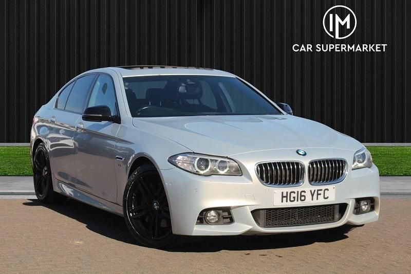 Yellow/silver Used 2016 BMW 535 M Sport Sedan | £12,385 (Good price) - Image 1/4