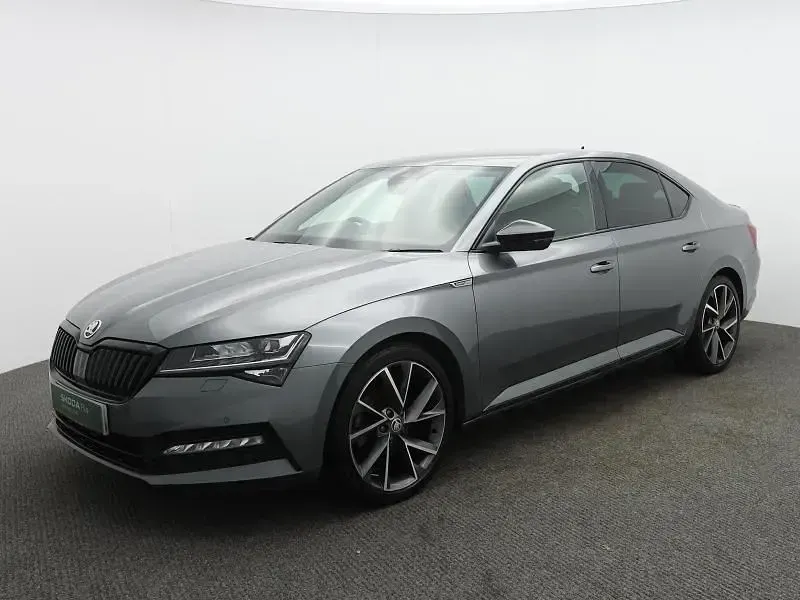 Used Skoda Superb SportlinePlus 160 HP (117 kW) 2023 Grey Hatchback